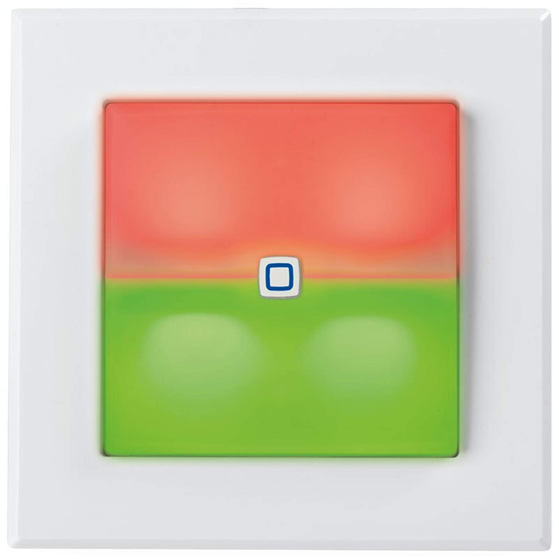 Homematic IP Smart Home 152020A0 - Actuador de conmutación para interruptor de marca, con luz de señal, dos botones iluminados, controla dispositivos y luces a través de la aplicación, Alexa y Google