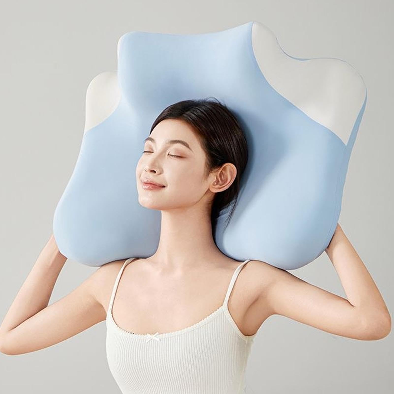 Poduszka Ortopedyczna Na Szyję I Kark Memory Foam Oddychająca Dla Komfortu