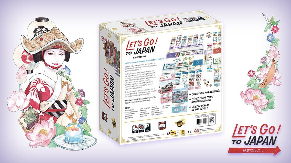 Don't Panic Games | Let's Go ! to Japan | Jeu de société | À partir de 10 Ans | 1 à 4 Joueurs | 45 Minutes | Version Française