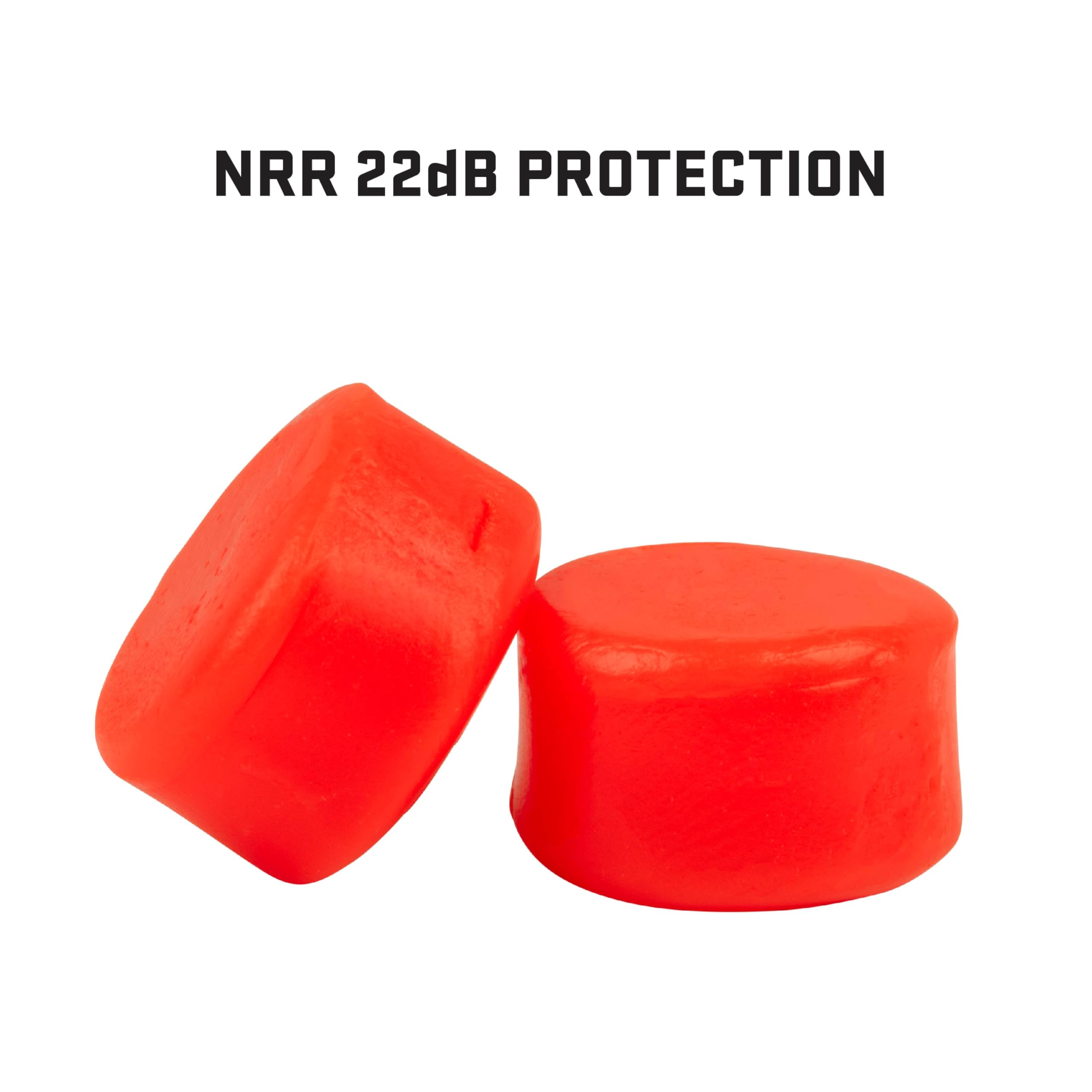 ULTRX - Tapones desechables de silicona para los oídos, diseño moldeable, perfectos para dormir, trabajar en el patio, disparar, nadar y más, solución cómoda para ronquidos, 3 pares, color naranja