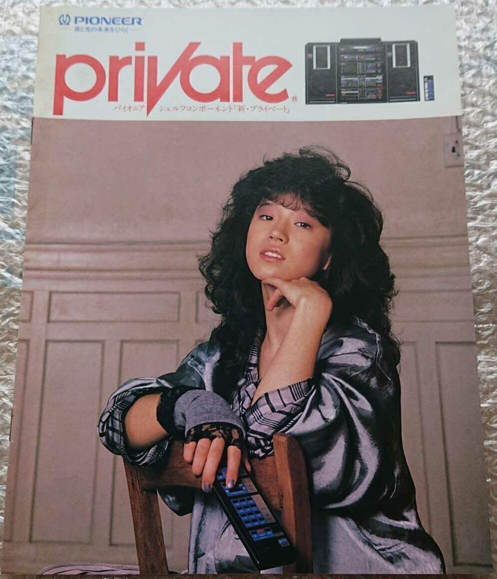 ★入手困難★中森明菜★Pioneer private★85年カタログ★ ☆入手困難・レア☆中森明菜☆PIONEER private 85年☆当時物☆美品☆