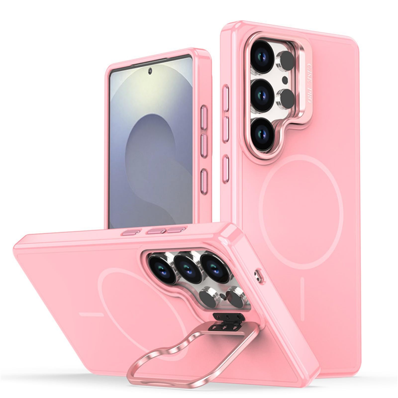 Coque de protection en métal rose haut de gamme pour Galaxy S26