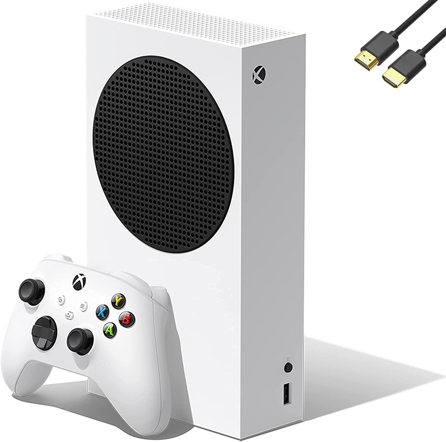 Product image of Microsoft Xbox Series S All-Digital Console (Disc-Free) 512 GB Bundle w/ 1 Xbox Controller - U Deal HDMI