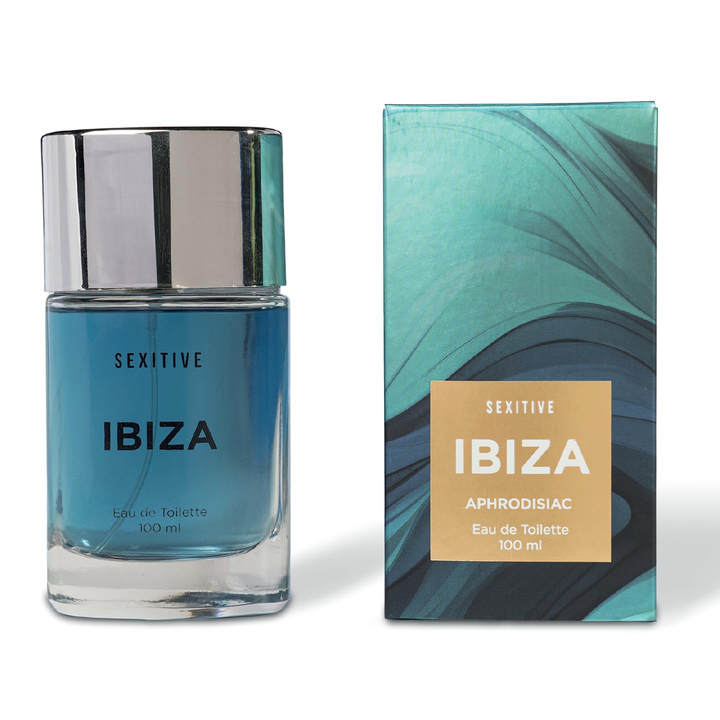 Perfume Sexitive IBIZA - Perfume árabe para hombres - Con Feromonas para atraer a las Mujeres. Potente fórmula intensiva. Pheromone Strong. Deseo Absoluto - 100 ml 3.4 fl oz