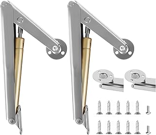 Bigxin 2pcs Vérin à Gaz 100N, Amortisseurs à Gaz Verin Meuble Hydraulique Vérin à Gaz Hydraulique Ressort Pour Levage De Porte Armoire Meuble Cuisine (Chargement 10kg )