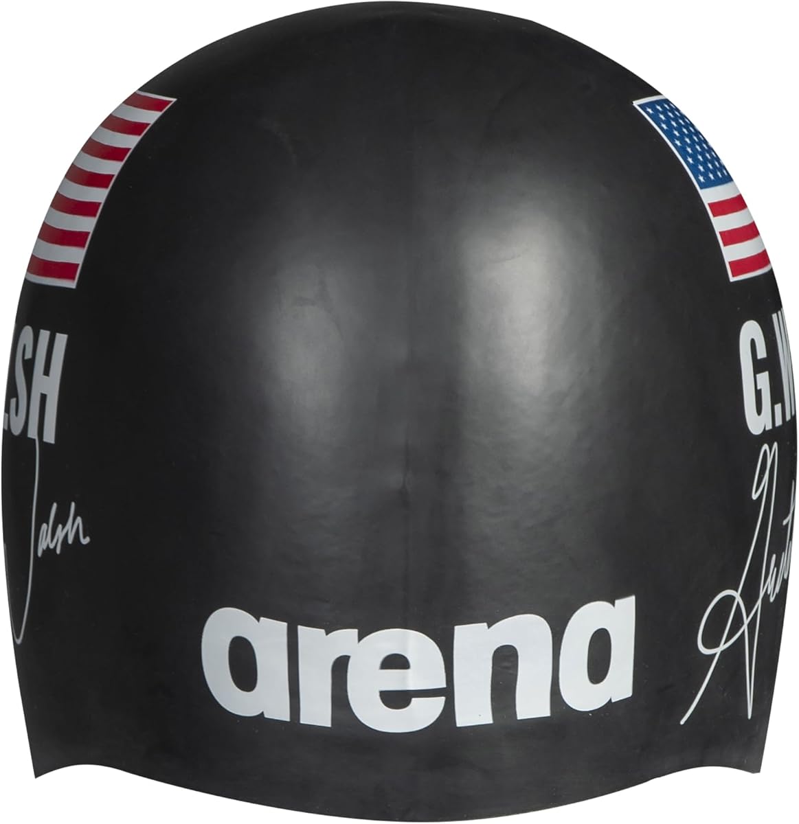 Arena Athlete Signature Colección de gorras moldeadas Diseño de autógrafos Natación intensiva unisex