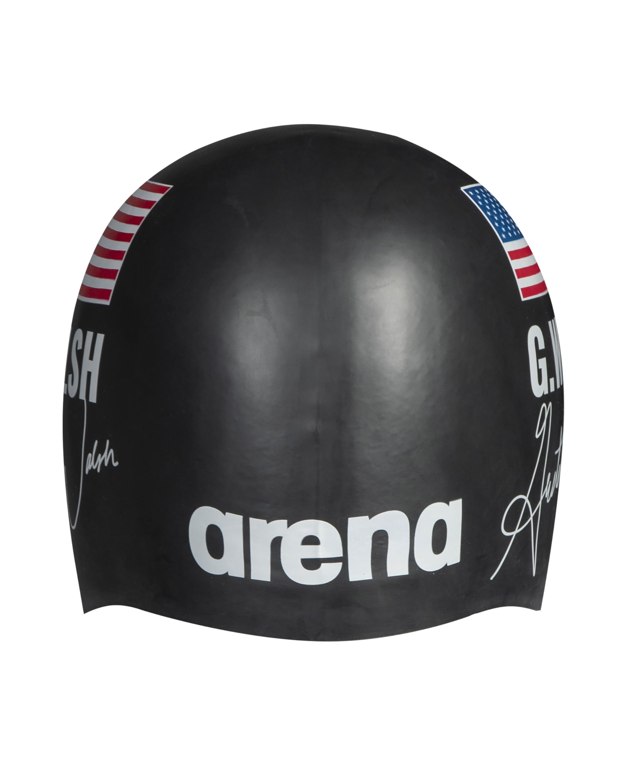 Arena Signature Collection Gretchen Walsh - Cuffia Da Nuoto Unisex Per Adulti, In Silicone, Per Allenamento E Corsa, Taglia Unica, Colore: Nero-image