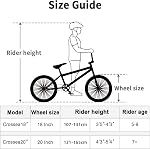 cubsala Freestyle BMX Bike, 18 20 Inch Kids Bicycle for 5-13 Years Old Kids and Beginner Level Rider, Multiple Colors