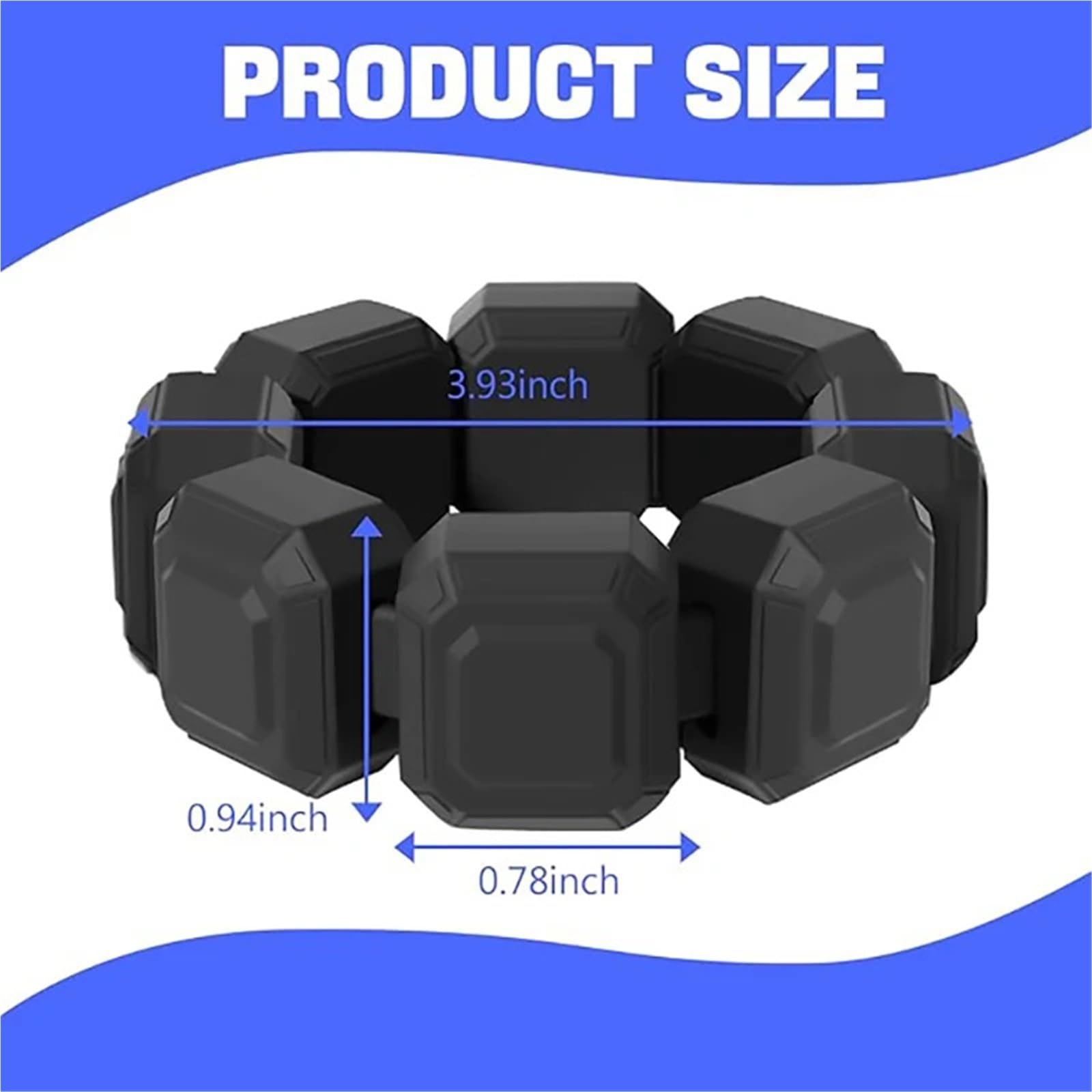 Pesas Para Tobillos Pulsera de silicona con pesas, 1 par, ligera, for muñecas y tobillos, con elástico, ideal for caminar y correr.
