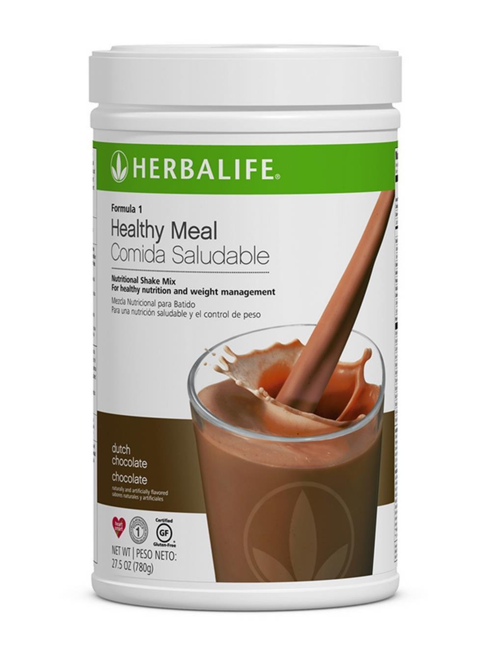 HerbalifeFormula 1 Healthy Meal Nutritional Shake Mix (10 Flavor) (Dutch Chocolate)