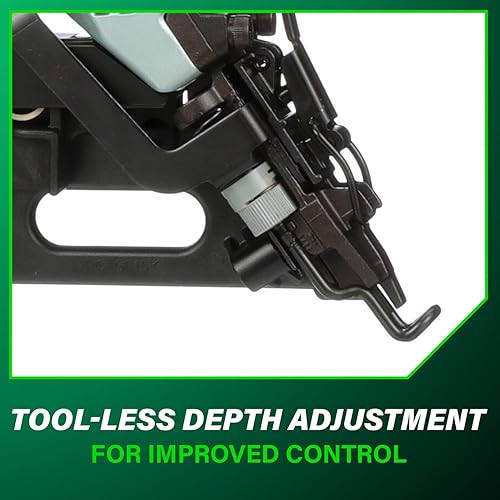 Miniatura 15 de Metabo HPT Kit combinado neumático de 3 piezas Incluye clavadora de clavo NT50AE2 + clavadora de acabado NT65MA4 + grapadora N3804AB3