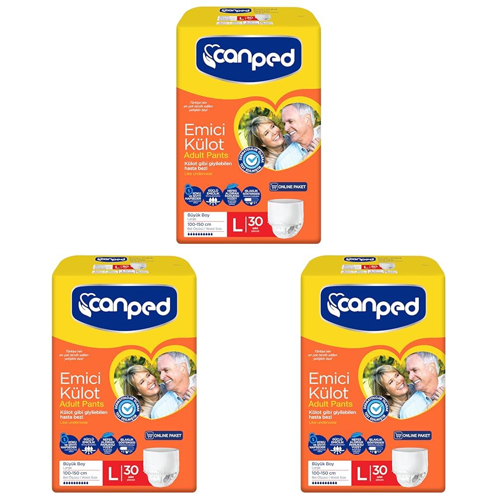 CANPED Online Emici Külot Büyük 30'lu (3 paketi)