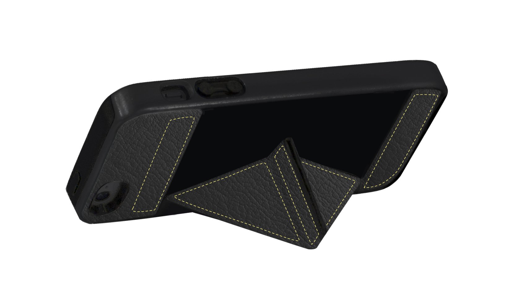 ONGUARDK2W. LLC ONG-VTX5-1 Vertex Case with Stand for iPhone 5-1 Pack - Retail Packaging - Black with Red Stitching