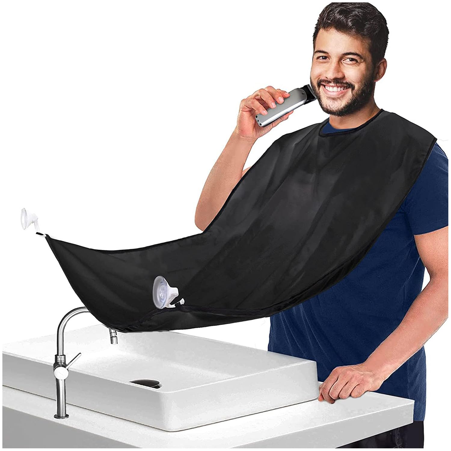 Hair Cutting Cape Set Barber Accessories for Mens Hair Catcher for Shaving Grooming Accessories Packing Pouch