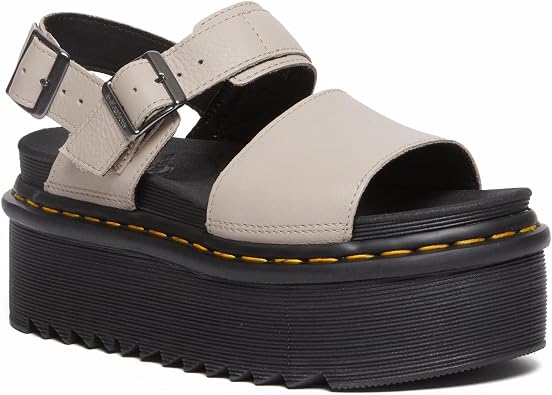 Dr. Martens Womens Blaire Quad Sandals, Fondant Pink, 11
