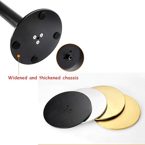 Miniatura 9 de Patas de escritorio de una sola columna resistentes, patas de acero inoxidable para mostrador, columna de soporte para patas de mesa de café de bar,