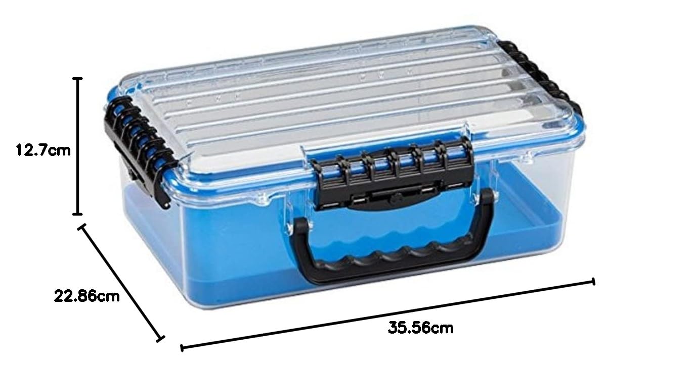 PLANO Guide Series Waterproof Case, Waterproof, Outdoor, Storage, Tool box, Gear Organizer Dry Box IP66, camping, Photography, Fishing, Tackle box, Dust Proof Utility Container
