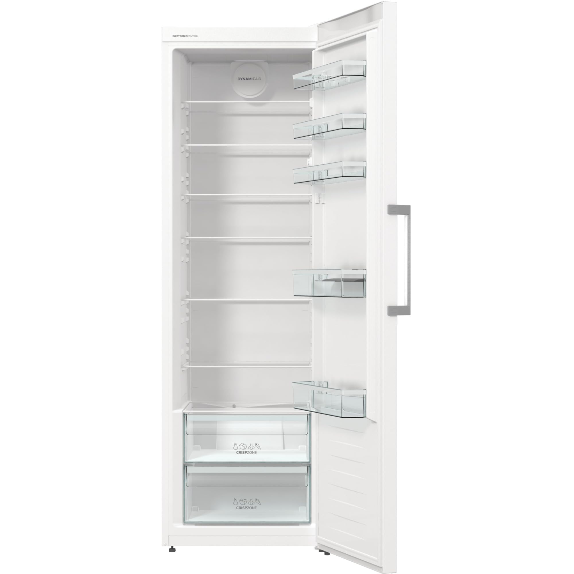 Gorenje R 619 EEW5 Frigorífico, 185 cm, sistema de refrigeración por recirculación, función de refrigeración rápida, compartimiento refrigerador de 398 litros/blanco