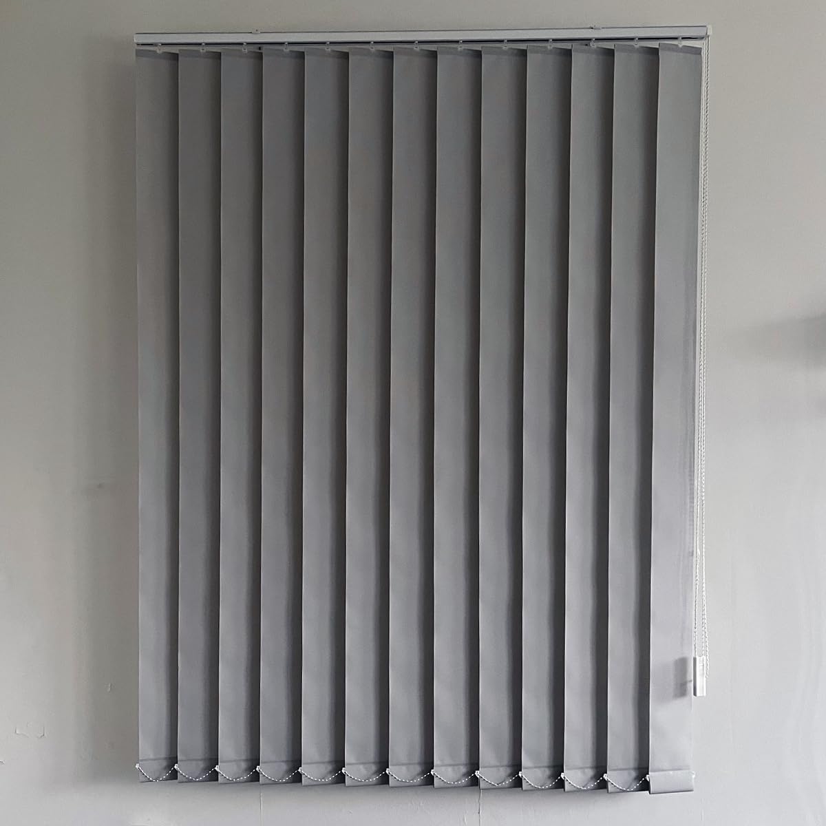 Store Californien à Bandes Verticales Complet - Tissu Filtrant Uni à Lames de 127 mm