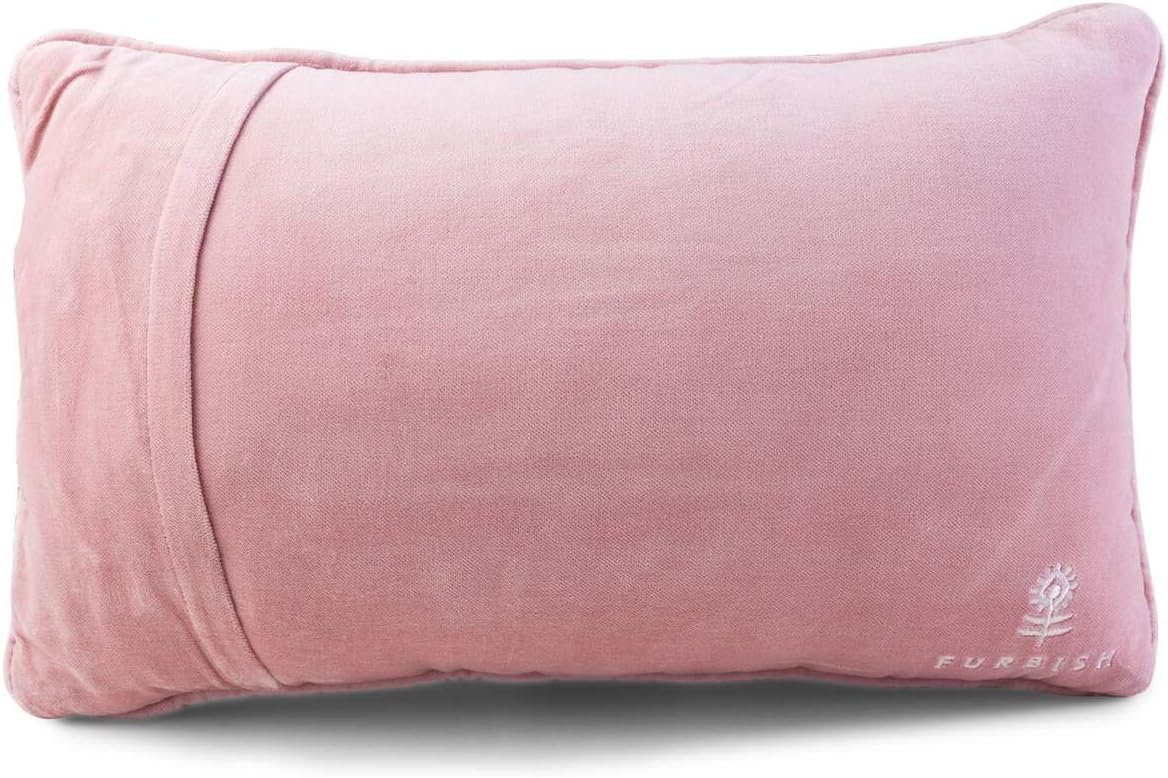 FURBISH Needlepoint Decorative Throw Pillow - Not for Everyone - 9"x15" - Small Embroidered Designer Pillow for Living Room, Couch, Sofa, Chair & Bed - Eclectic Home Decor