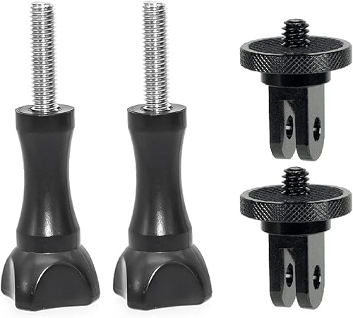 vgsion Tornillo de pulgar de aluminio y adaptador de montaje para GoPro Hero 10  9 87  MAX, Insta360 One X2, One R, Go 2