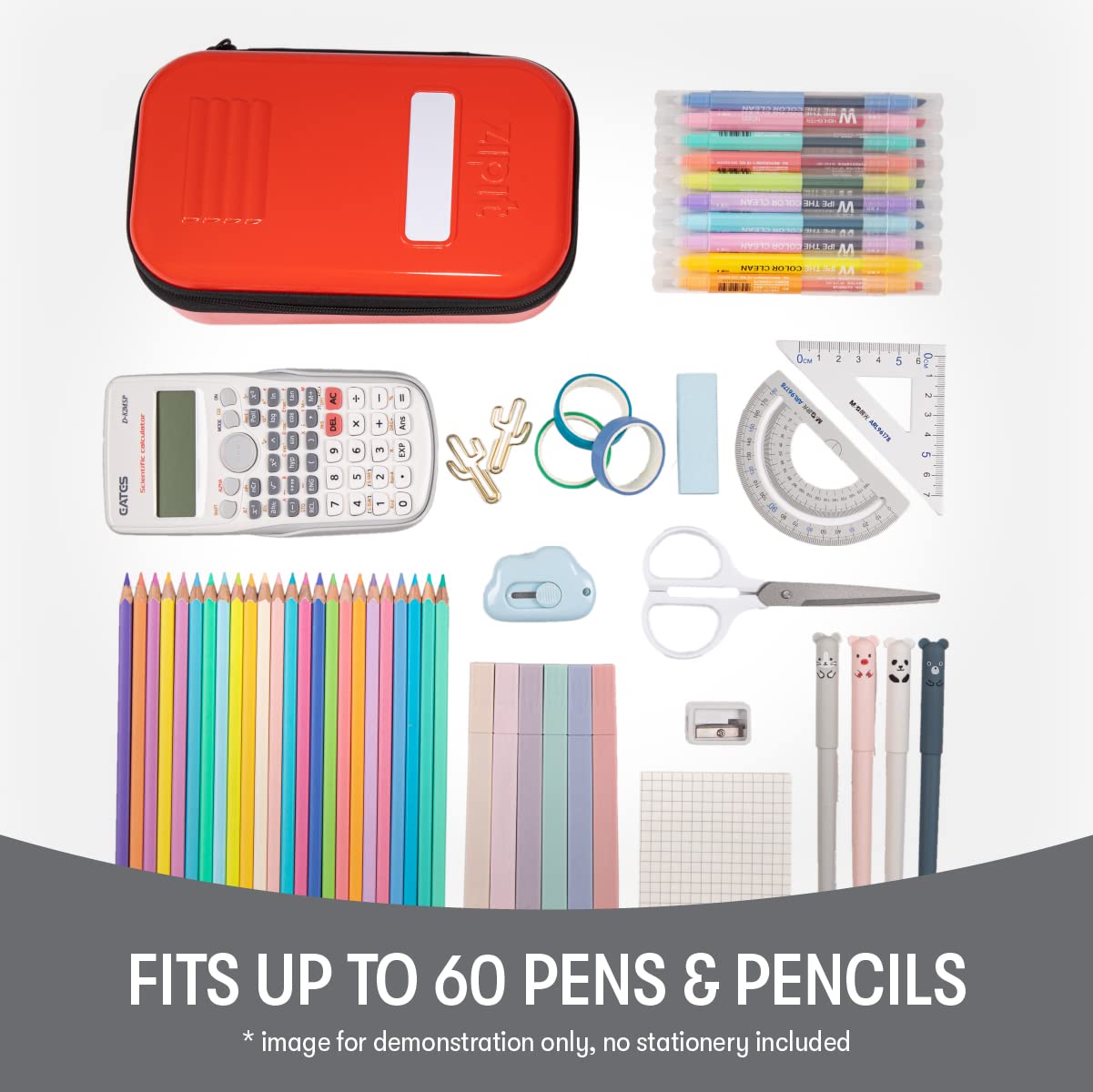 Snapklik.com : ZIPIT Lock Pencil Case For Kids Lockable Tin Box For ...