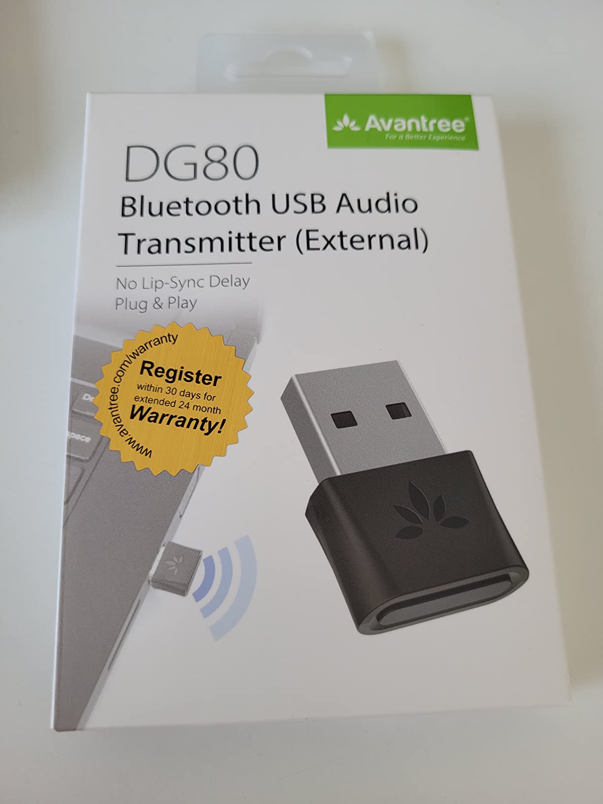 Avantree DG80 Clé Audio USB Bluetooth 5.0 pour PC PS4 PS5 Windows Mac