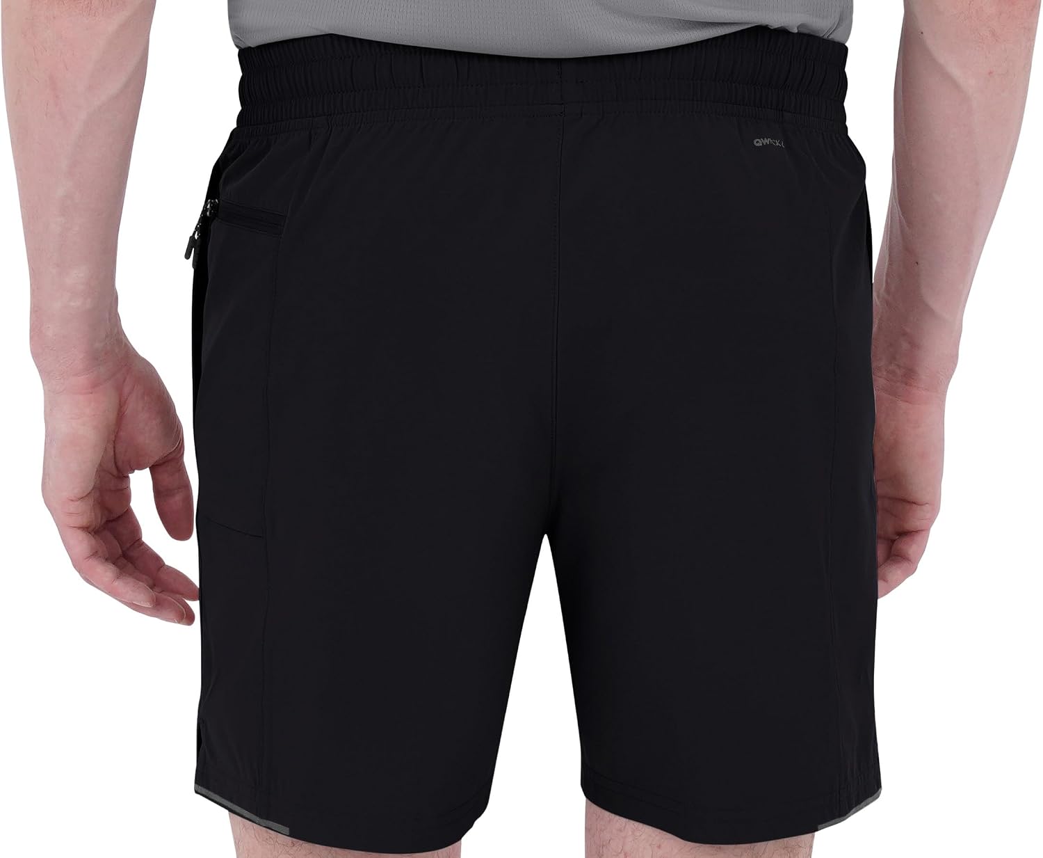 Skora Men's 6" Running Shorts, Woven Stretch Cargo, Quick Dry, Gym Athletic Training, Zip Pocket