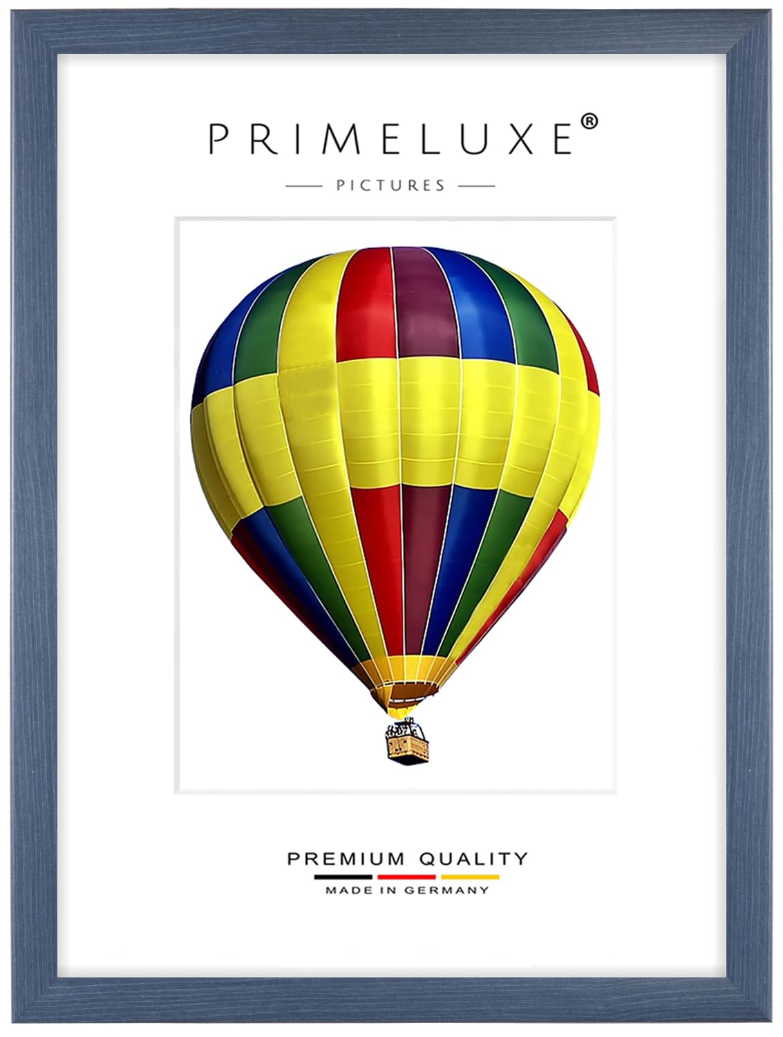PrimeLuxe Marco de fotos de madera, 69 x 102 cm (tamaño de la imagen), color y tamaño a elegir, marco para pósteres, puzles, collage de fotos, fabricado en Alemania