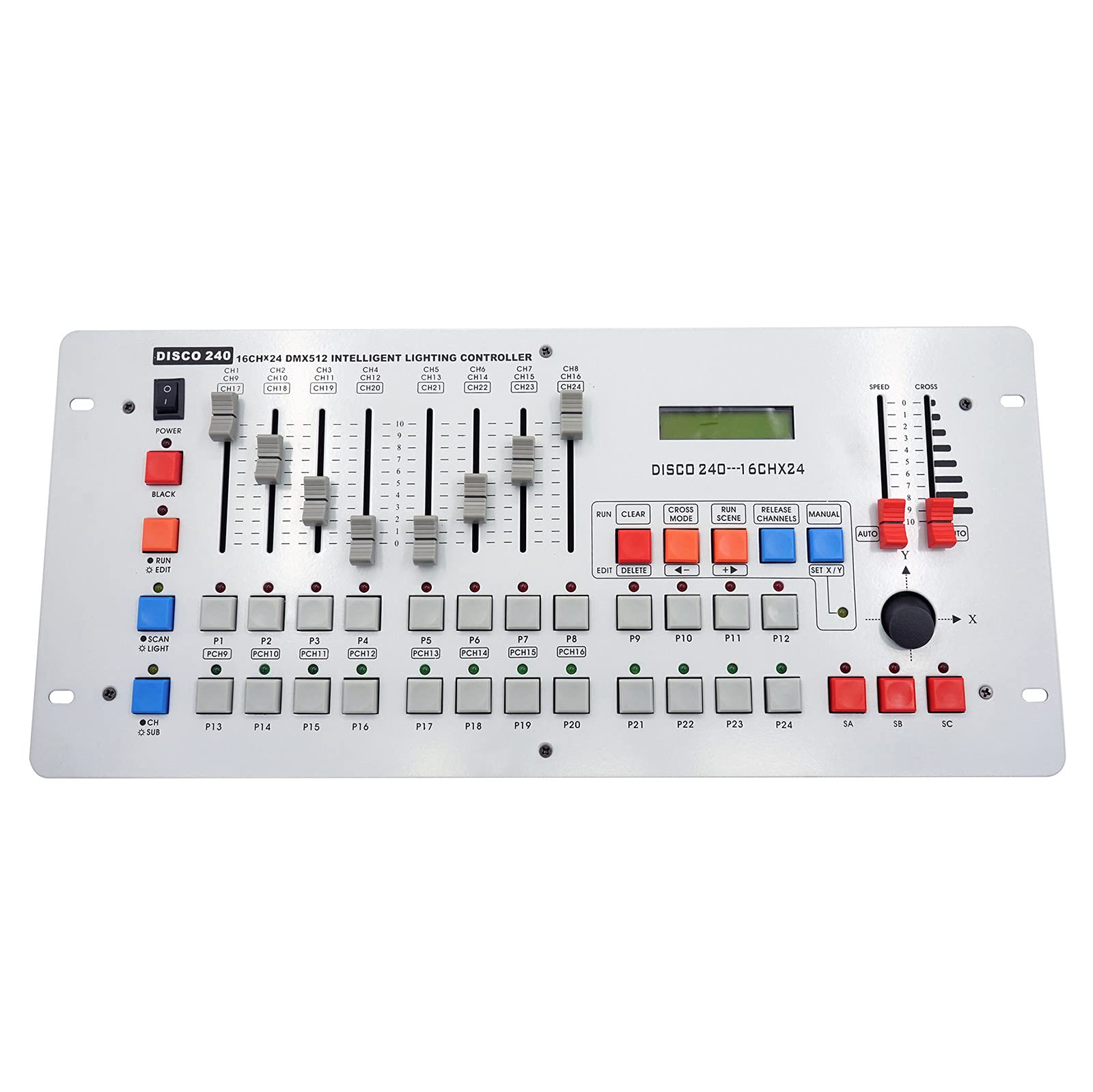 Controller DMX, Console DMX, 240 canali DMX 512 Console DJ DMX Attrezzatura per Controller di Illuminazione per Matrimoni ed Eventi, Pannello Controller per Il Programma di Modifica dell'illuminazio