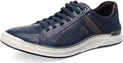 Sapatênis Democrata Denim Loop Masculino Azul Marinho