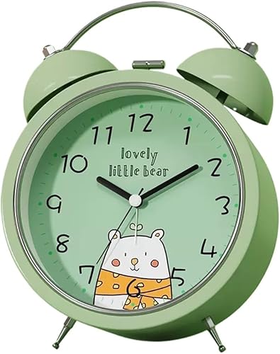alarm clock bedroom Analog Desktop Clock  Decorative Clock  Easy to Read Silent Sweep Mantle Clock  Quiet Tabletop Clocks for Living Room, Bedroom,
