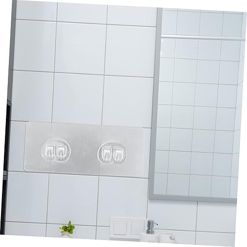 Miniatura 6 de 10 ganchos adhesivos resistentes para ducha y cocina, ganchos adhesivos de repuesto para organizar estantes de almacenamiento, no requiere taladrar