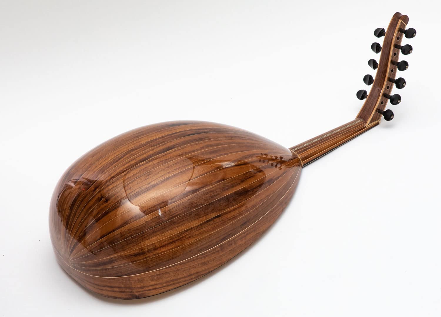 Arabic Oud Walnut PRO Professional mit Ebenholzgriffbrett & Kurschner-Saiten