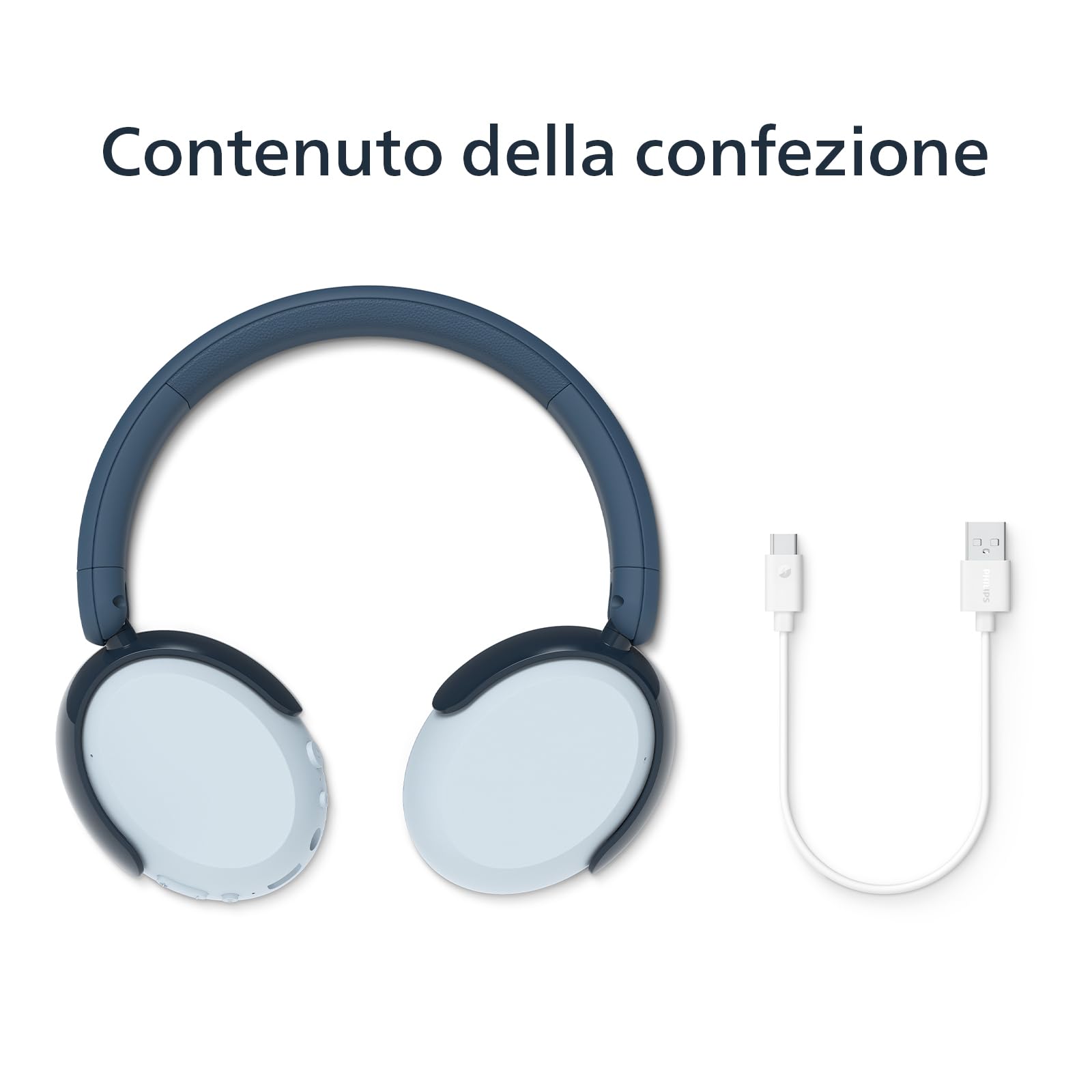 Philips TAK5500RT Serie 5500 Cuffie pieghevoli per bambini con cancellazione del rumore on-ear wireless Bluetooth 5.4, 34 ore di riproduzione, volume limitato, condivisione audio, cavo USB-C incluso