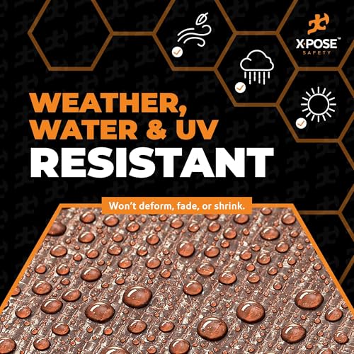 Image of 5' x 7' Super Heavy Duty 16 Mil Brown Poly Tarp Cover - Thick Waterproof, UV Resistant, Rip and Tear Proof Tarpaulin with Grommets and Reinforced Edges - by Xpose Safety