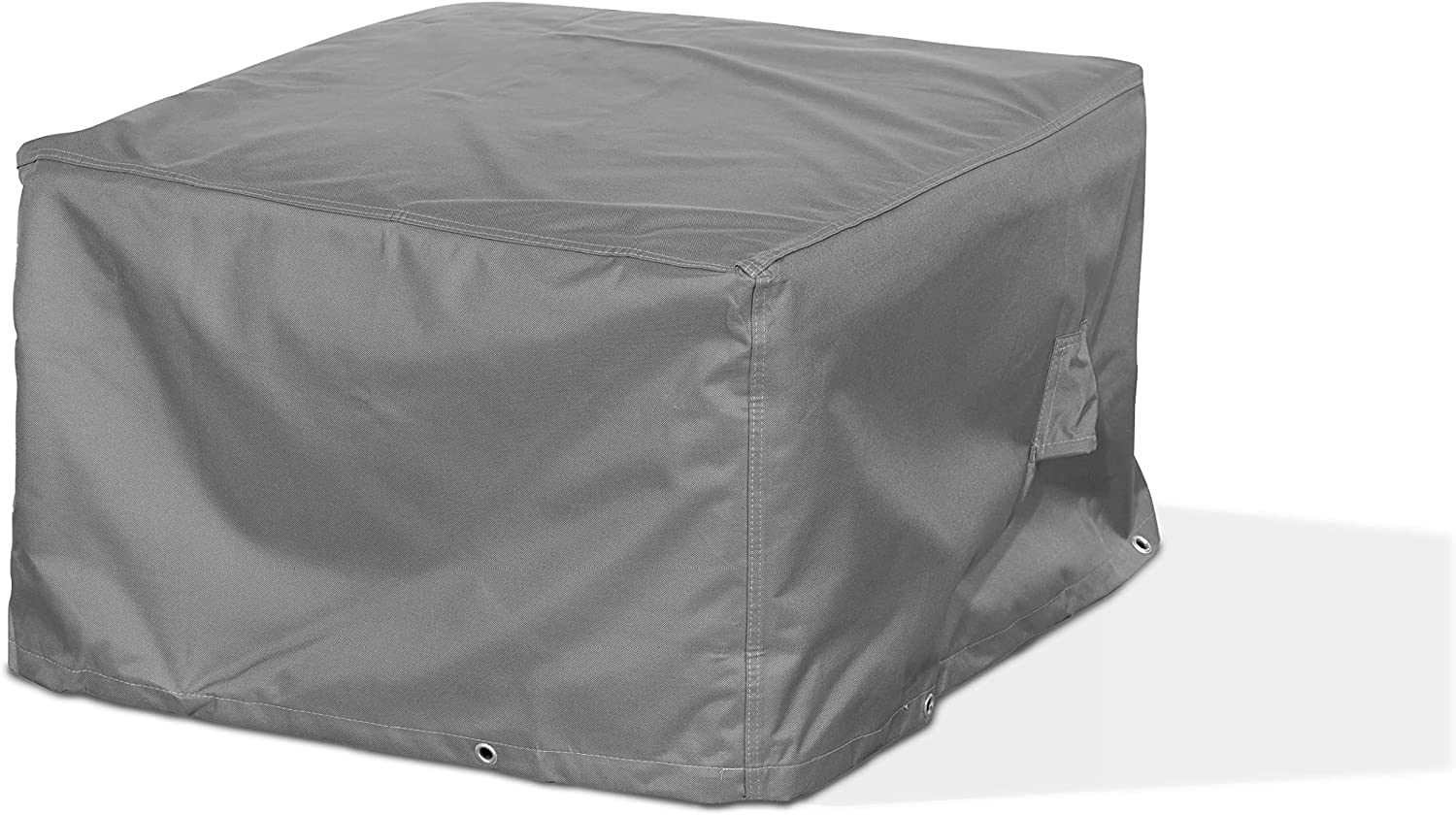 Housse de Protection pour Table Basse de Jardin | 100 x 100 x 45 cm | Polyester tissé Oxford 600D, Couleur : Gris