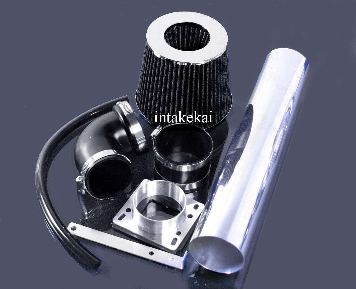 INTAKEKAI Performance Air Intake (Compatible with 1989-1994 TOYOTA PICKUP 2.4L / 1990-1994 TOYOTA 4RUNNER 2.4L 4CYL MODELS) (BLACK)