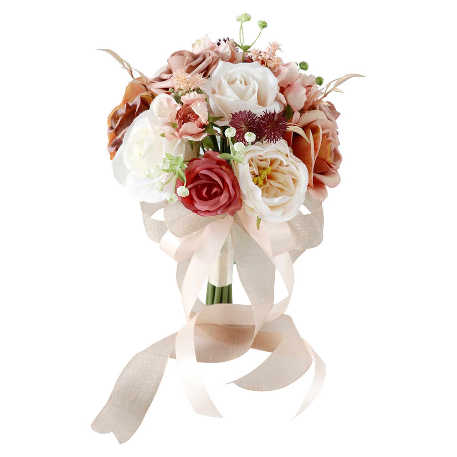 JSGHGDF Wedding Bouquet Bridal Holding Flowers Bridesmaids Wedding Flowers for Weddings Photoshoots and Decorations Bride Bouquet