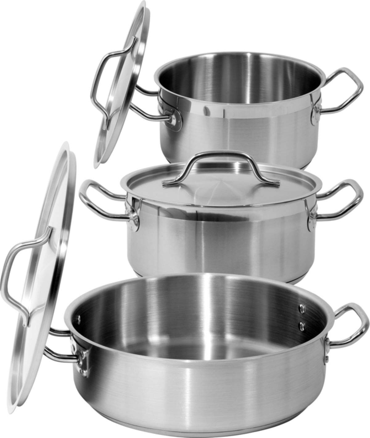 Yato yg-00045 – Low stockpot W/Lid SS 40 x 25 cm 31,4l