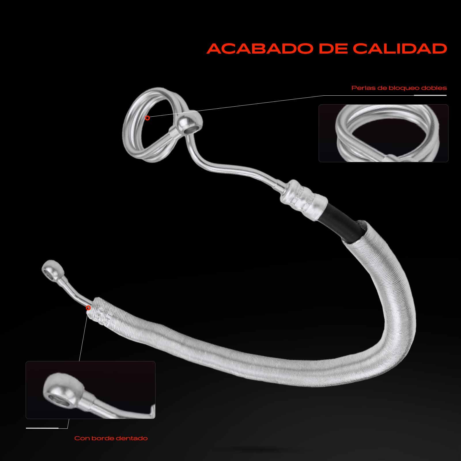 Frankberg Manguera de dirección asistida Compatible con A4 Avant 8E5 1.9L 2001-2004 A4 8E2 1.9L 2000-2004 Replace# 3405531, 8E1422893