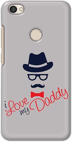 I Love My Dady Happy Father's Day Logo Grey Designer Case for Xiaomi Redmi Note 5A Back Cover