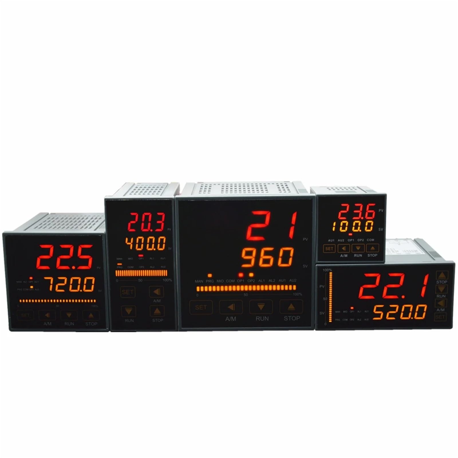 Rampa de programa de 30 segmentos, controlador de temperatura PID de remojo, AI-518P, termostato 526P for horno de mufla de laboratorio, 48x48mm(Output Relay 1alarm)