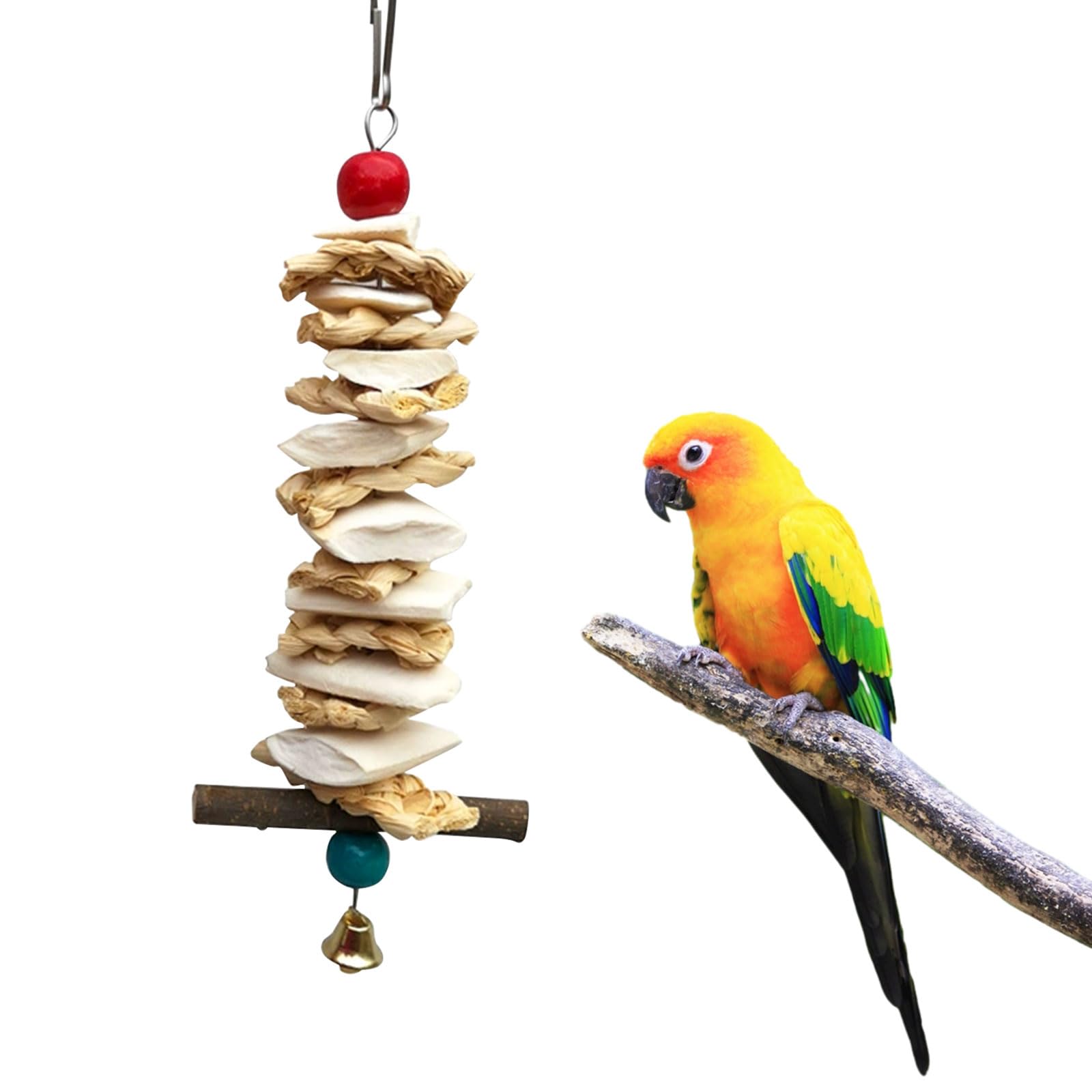 Coco hitomiインコのカジカジおもちゃ80個 Amazon | インコ おもちゃ 天然草 カトルボーン 鳥 おもちゃ 鈴 りんご