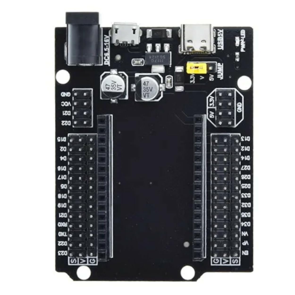 ROBOMALLS™ ESP-32 ESP32S Expansion Board 30 Pin | Ideal for IoT and Embedded System Projects | (Pack of One)