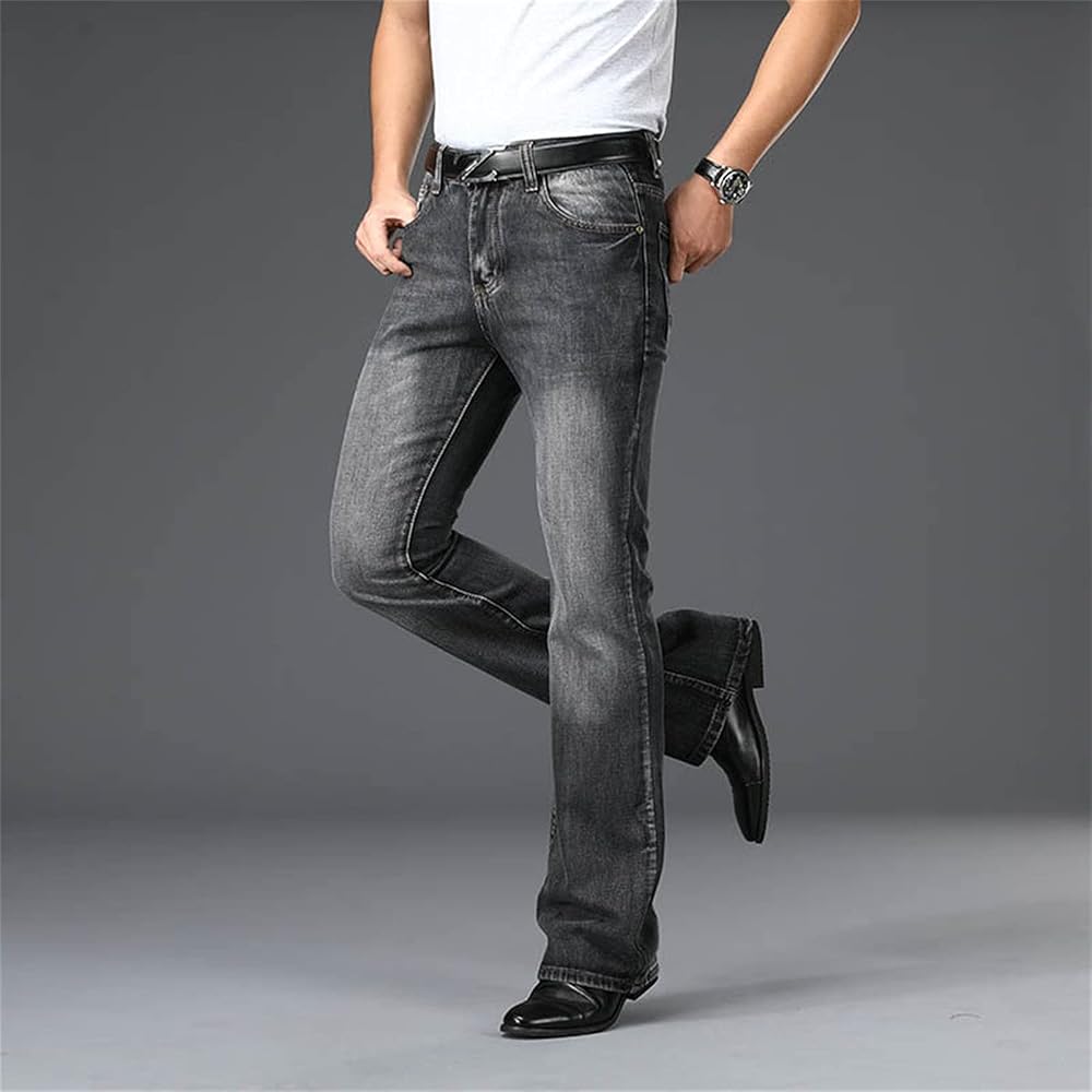 Manfinity Homme Jeans De Mezclilla Para Hombre Con Bolsillos, Pierna