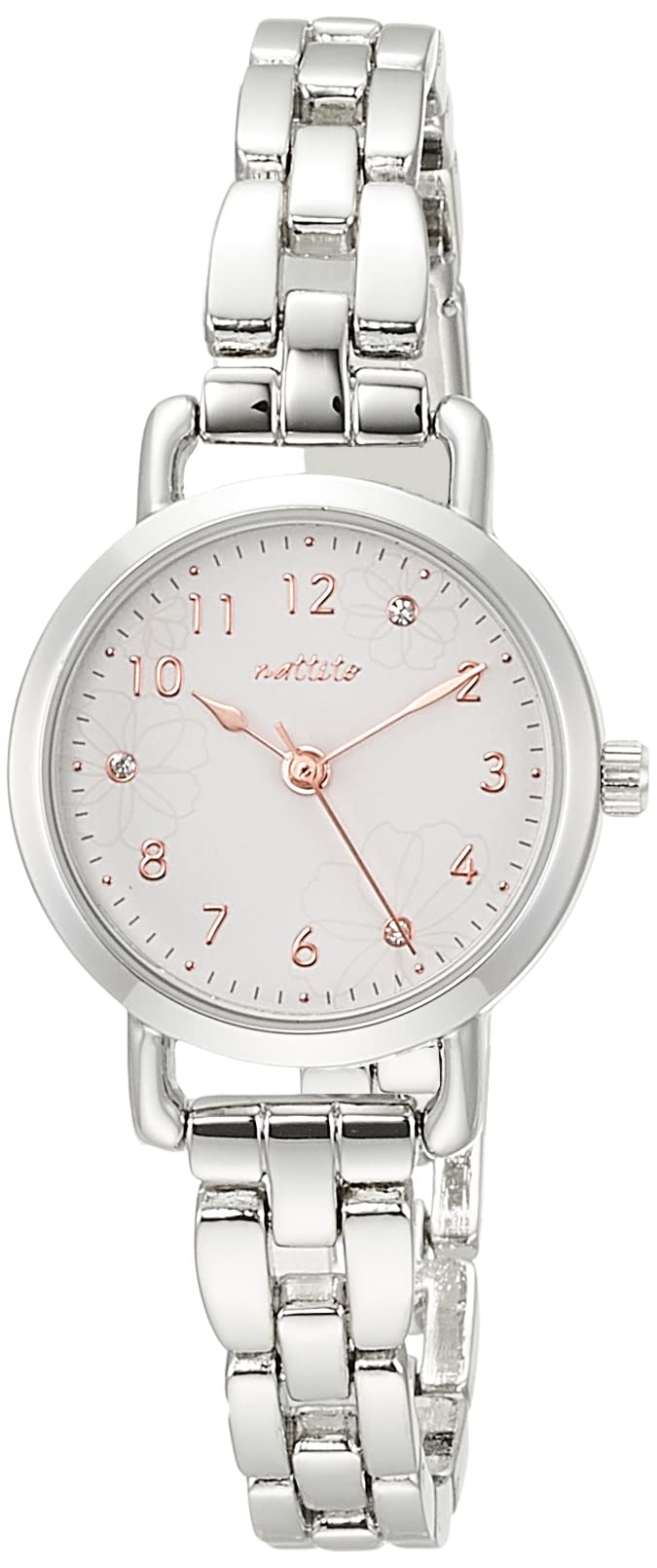 フラワーデザイン 腕時計 シルバー 61ZWjX8fLWL.jpg