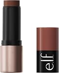 e.l.f. Soft Glam Cream Bronzer Stick, Buildable Cream Bronzer for A Long-Lasting Sculpted Glow & Satin Finish, Twist-Up Design, Vegan & Cruelty-Free, Light-Medium