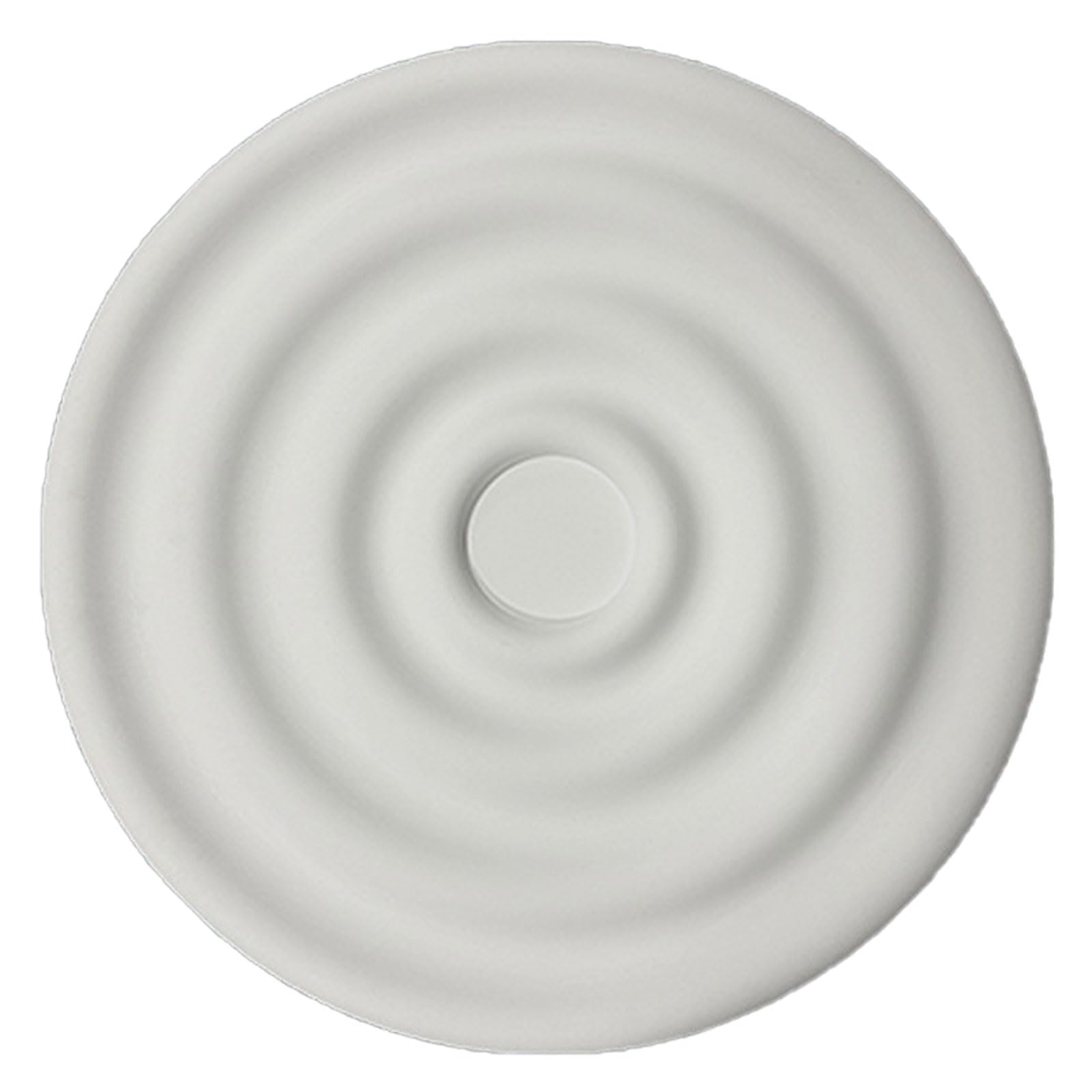 Foelanne White J White Round Pu Ceiling Medallion, Multiple Sizes 24.5-67Cm(,60Cm)