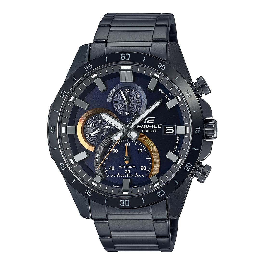 Casio Edifice EFR-571DC-2AVUDF Blue Analog Dial Black Stainless Steel Band Mens Watch Chronograph 100M Water Resistant ED515 (B093L8TWLW) Amazon Price History, Amazon Price Tracker